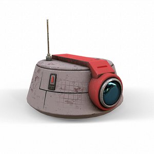 Sci-fi Robot Head