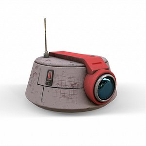 Sci-fi Robot Head