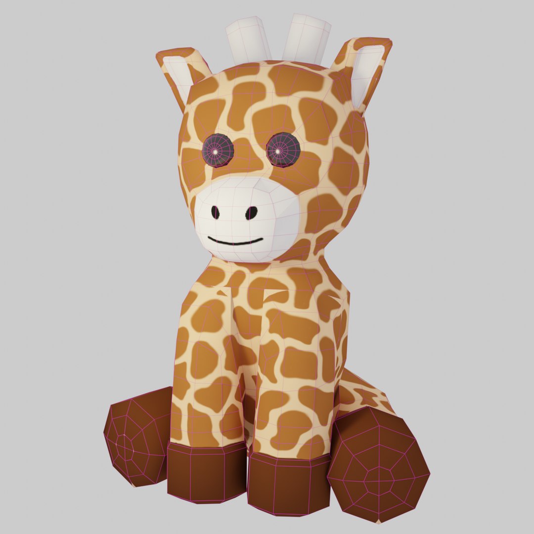 3D Model Stuffed Giraffe - TurboSquid 1463067