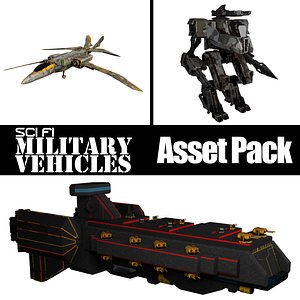 3D asset pack sci fi