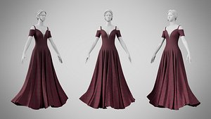 3D Dress 38 Cedar model
