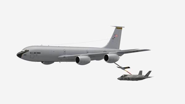 보잉 KC 135 Stratotanker, F35 Lightning II 리지드 3D 모델 - TurboSquid 1704200