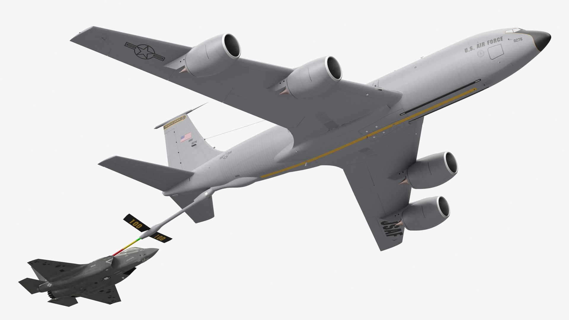 3D model boeing kc 135 stratotanker https://p.turbosquid.com/ts-thumb/GZ/JC0lE9/48/boeingkc135stratotankerwithf35lightningiiriggedc4dmodel007/jpg/1615594895/1920x1080/fit_q87/4bec3bde82c3304aecc016a7707e756caef6e37f/boeingkc135stratotankerwithf35lightningiiriggedc4dmodel007.jpg
