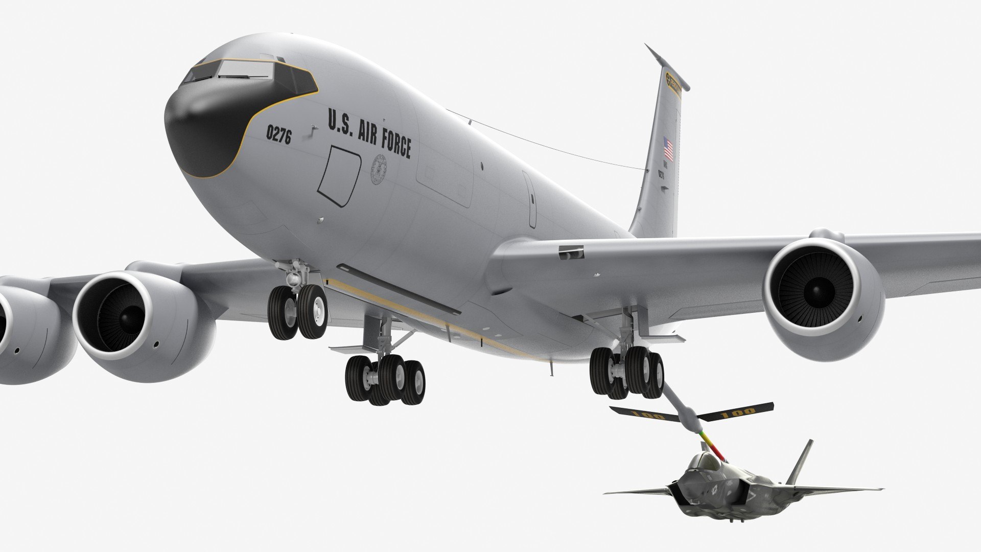 3D model boeing kc 135 stratotanker https://p.turbosquid.com/ts-thumb/GZ/JC0lE9/9d/boeingkc135stratotankerwithf35lightningiiriggedc4dmodel010/jpg/1615594931/1920x1080/fit_q87/33dbd0de7204476449f4aa7cb6cbee1827f07018/boeingkc135stratotankerwithf35lightningiiriggedc4dmodel010.jpg