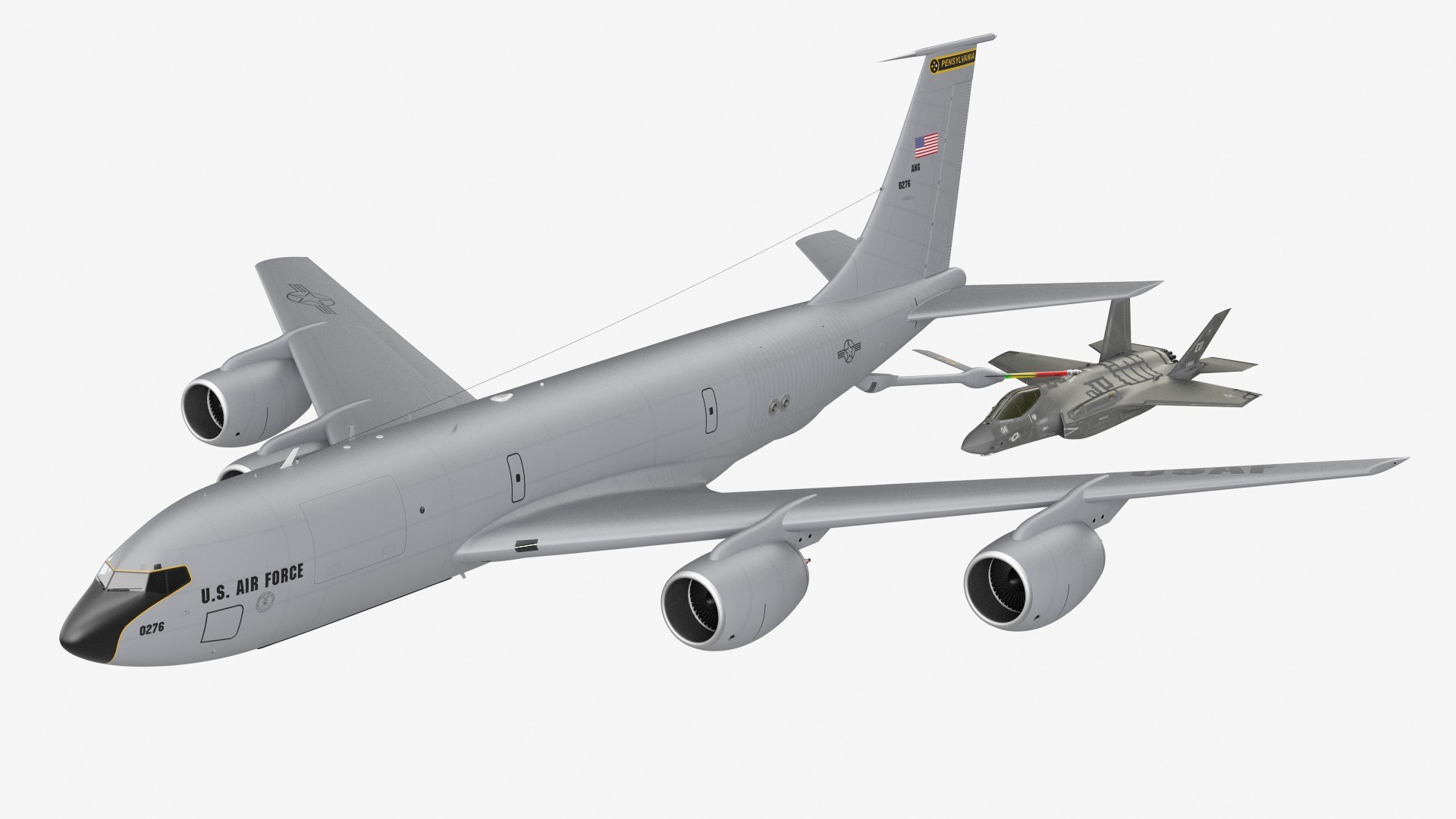 3D model boeing kc 135 stratotanker https://p.turbosquid.com/ts-thumb/GZ/JC0lE9/gJ/boeingkc135stratotankerwithf35lightningiiriggedc4dmodel006/jpg/1615594884/1920x1080/fit_q87/85ee4056ced422fe275e21fd4327b3ee2828f83d/boeingkc135stratotankerwithf35lightningiiriggedc4dmodel006.jpg