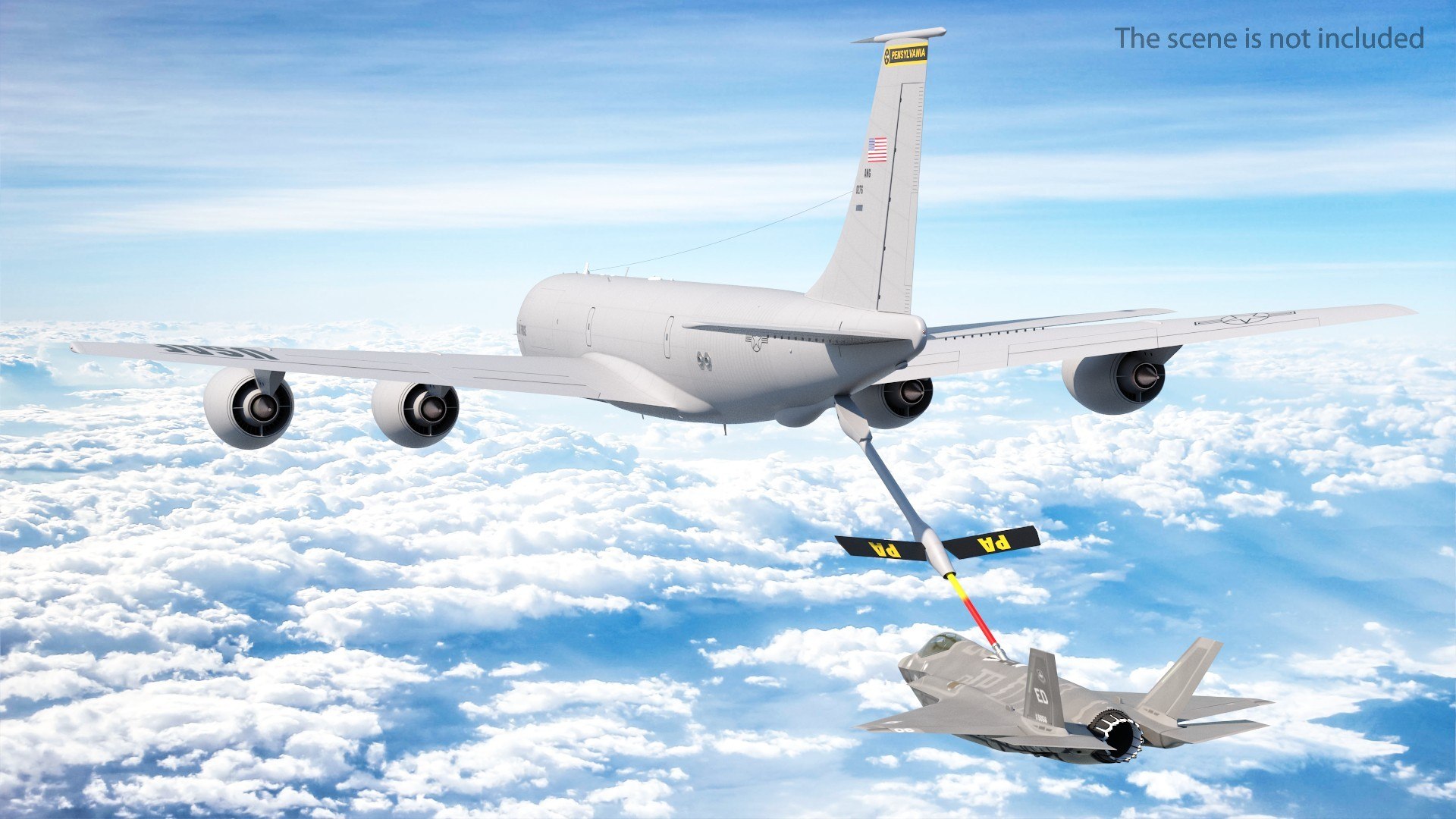 3D model boeing kc 135 stratotanker https://p.turbosquid.com/ts-thumb/GZ/JC0lE9/yp/boeingkc135stratotankerwithf35lightningiiriggedc4dmodel003/jpg/1615594833/1920x1080/fit_q87/5940f7e1e6b817807ac64e1c512898dacd9f3a4a/boeingkc135stratotankerwithf35lightningiiriggedc4dmodel003.jpg
