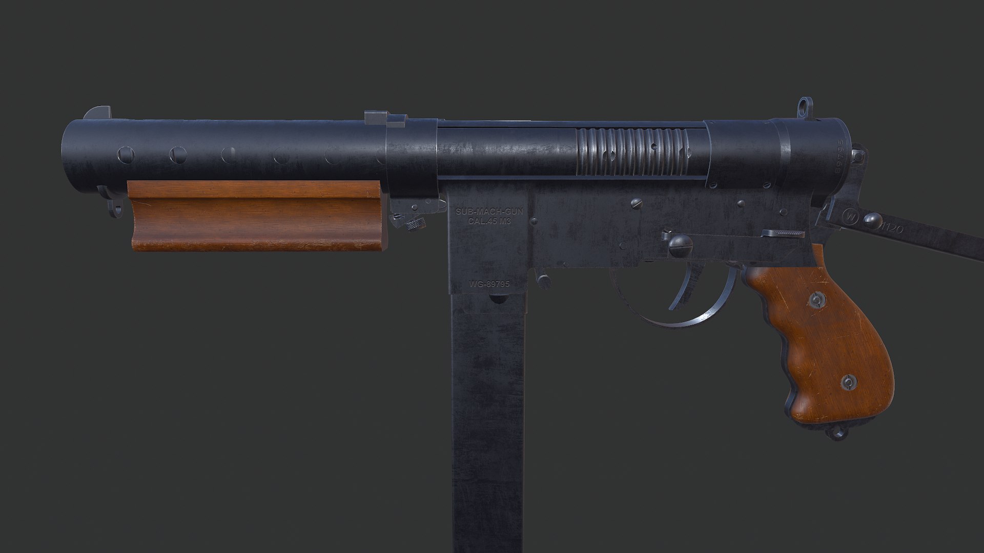 3D model BSA Welgun Submachine Gun  Low-poly PBR https://p.turbosquid.com/ts-thumb/GZ/PUR81q/HM/screenshot014/png/1763795739/1920x1080/fit_q87/46dc4acc3e7554af3312986367d467b2d4d8d459/screenshot014.jpg