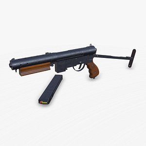 BSA Welgun Submachine Gun  Low-poly PBR