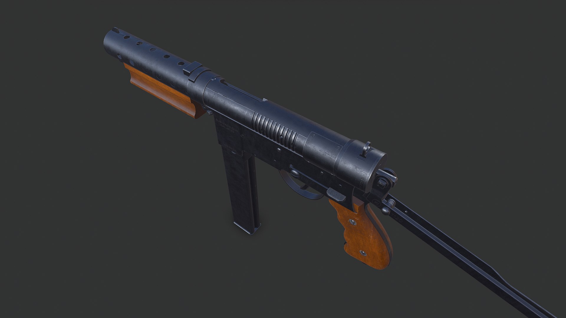 3D model BSA Welgun Submachine Gun  Low-poly PBR https://p.turbosquid.com/ts-thumb/GZ/PUR81q/MQ/screenshot007/png/1763795733/1920x1080/fit_q87/ac13a94214dc951acbf29aa134d1f33d36ebc41b/screenshot007.jpg