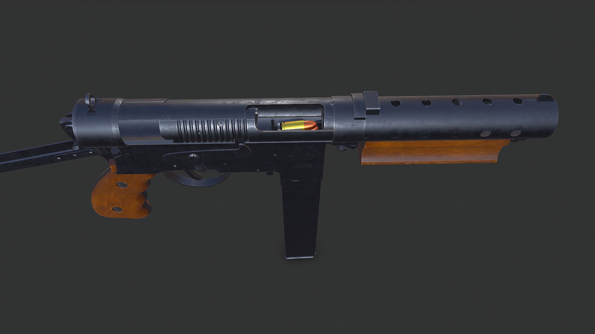 3D model BSA Welgun Submachine Gun  Low-poly PBR https://p.turbosquid.com/ts-thumb/GZ/PUR81q/sd/screenshot017/png/1763795742/1920x1080/fit_q87/6cbcf265a761214c087c40faa96383e1b2d1c6eb/screenshot017.jpg