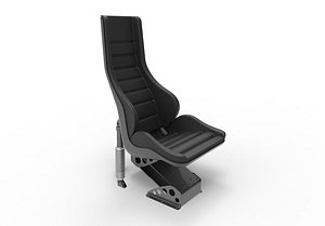 Heavy Shock Absorber Seat 6 3D