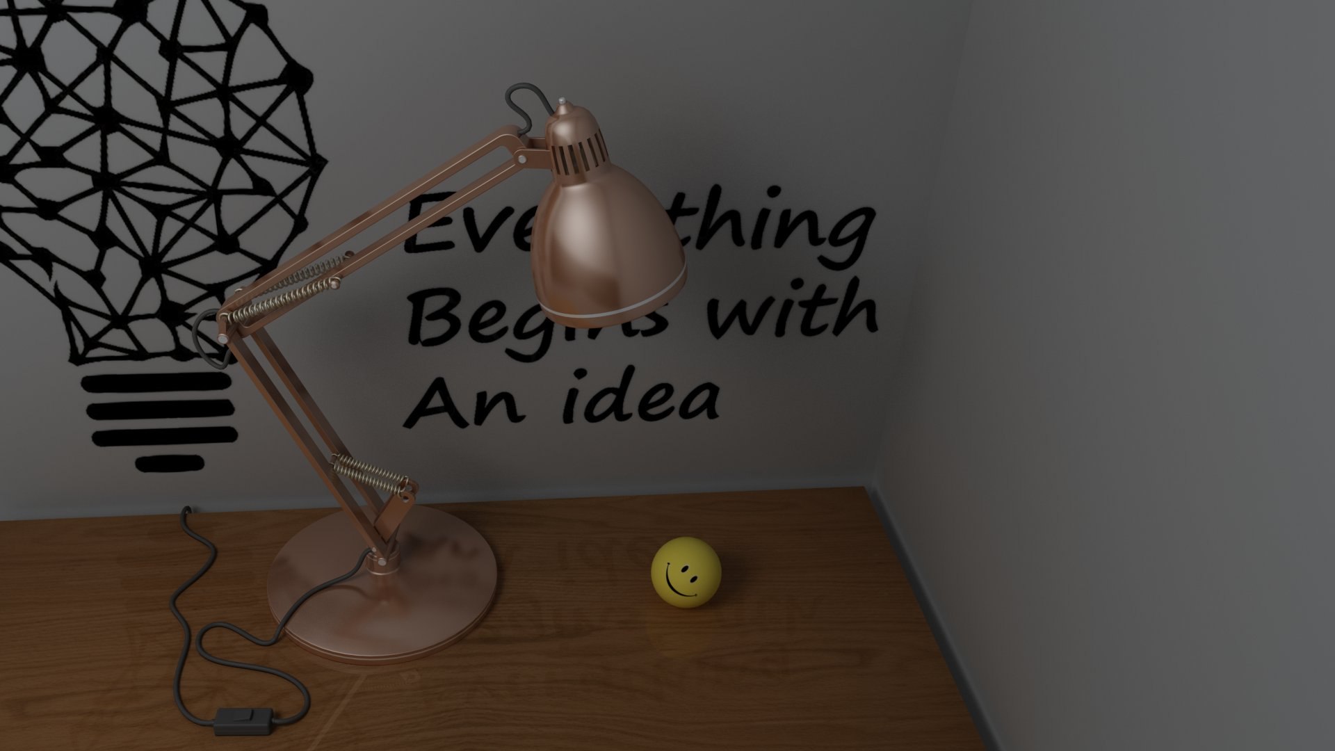 Study Lamp 3D - TurboSquid 1584742