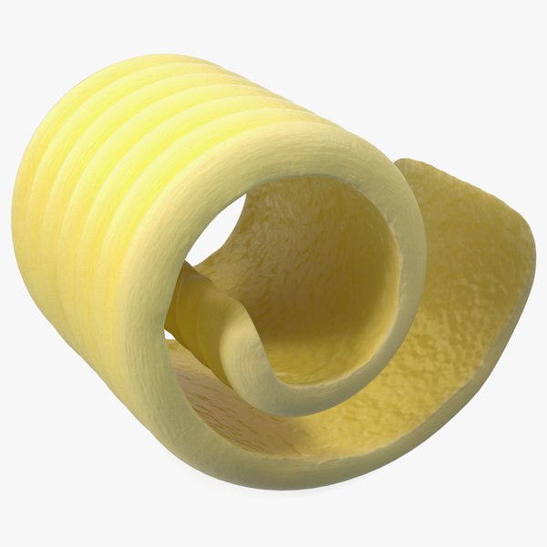 Curled Piece of Butter 3D model