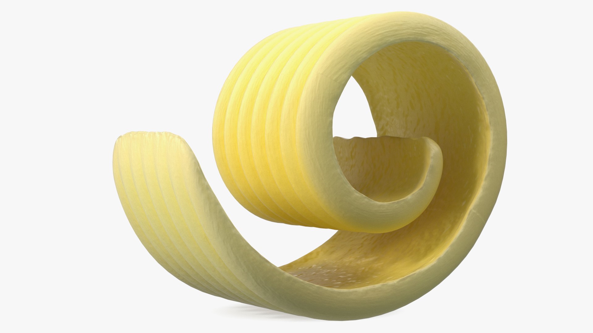 Curled Piece of Butter 3D model - TurboSquid 1995254