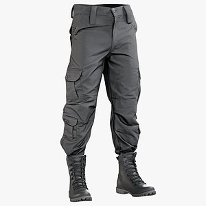 Black Pants With Boots 1