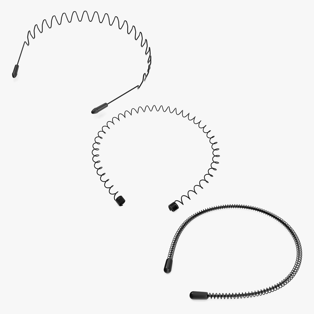 Hairbands Collection 3D model preview