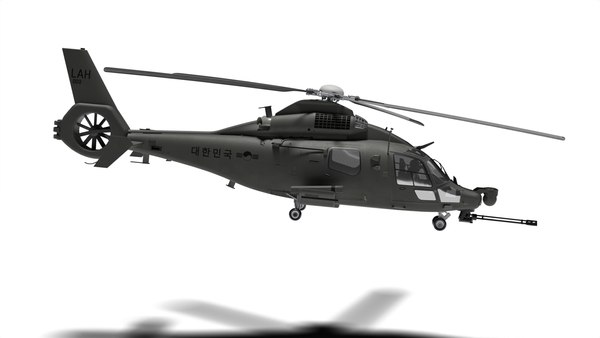 3D Korean Army small helicopter LAH model