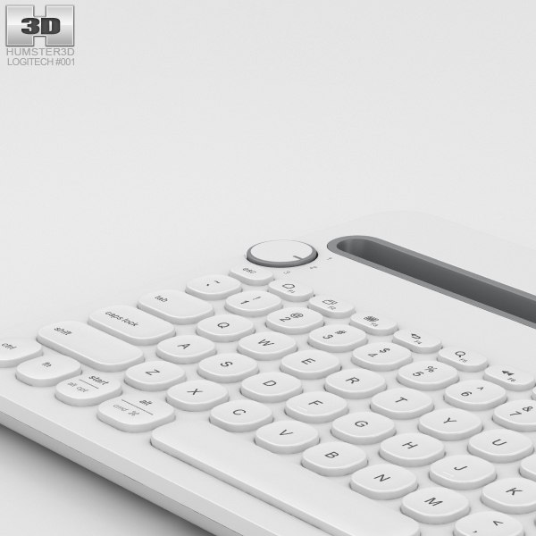 3D model logitech k480 white - TurboSquid 1194893