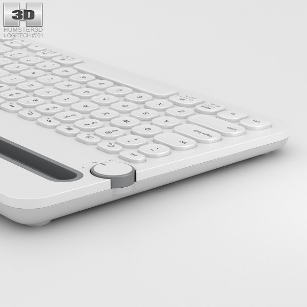 3D model logitech k480 white - TurboSquid 1194893