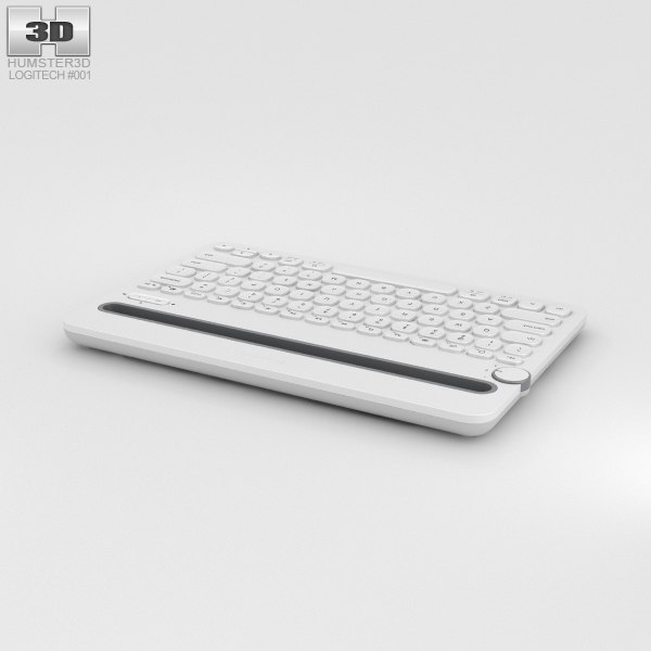 3D model logitech k480 white - TurboSquid 1194893