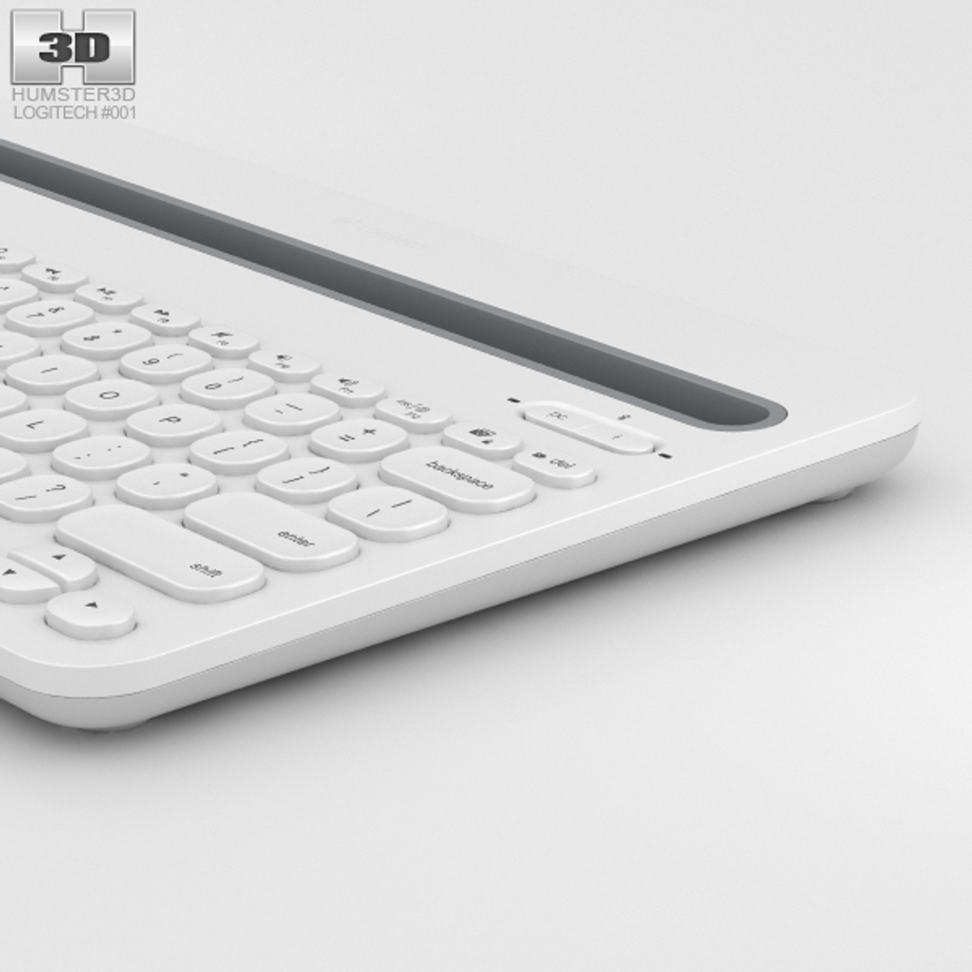 3D model logitech k480 white - TurboSquid 1194893
