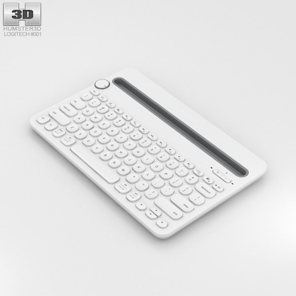 3D model logitech k480 white - TurboSquid 1194893