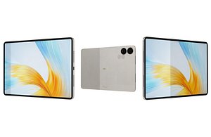 3D Honor MagicPad 13 Gold Low Poly model