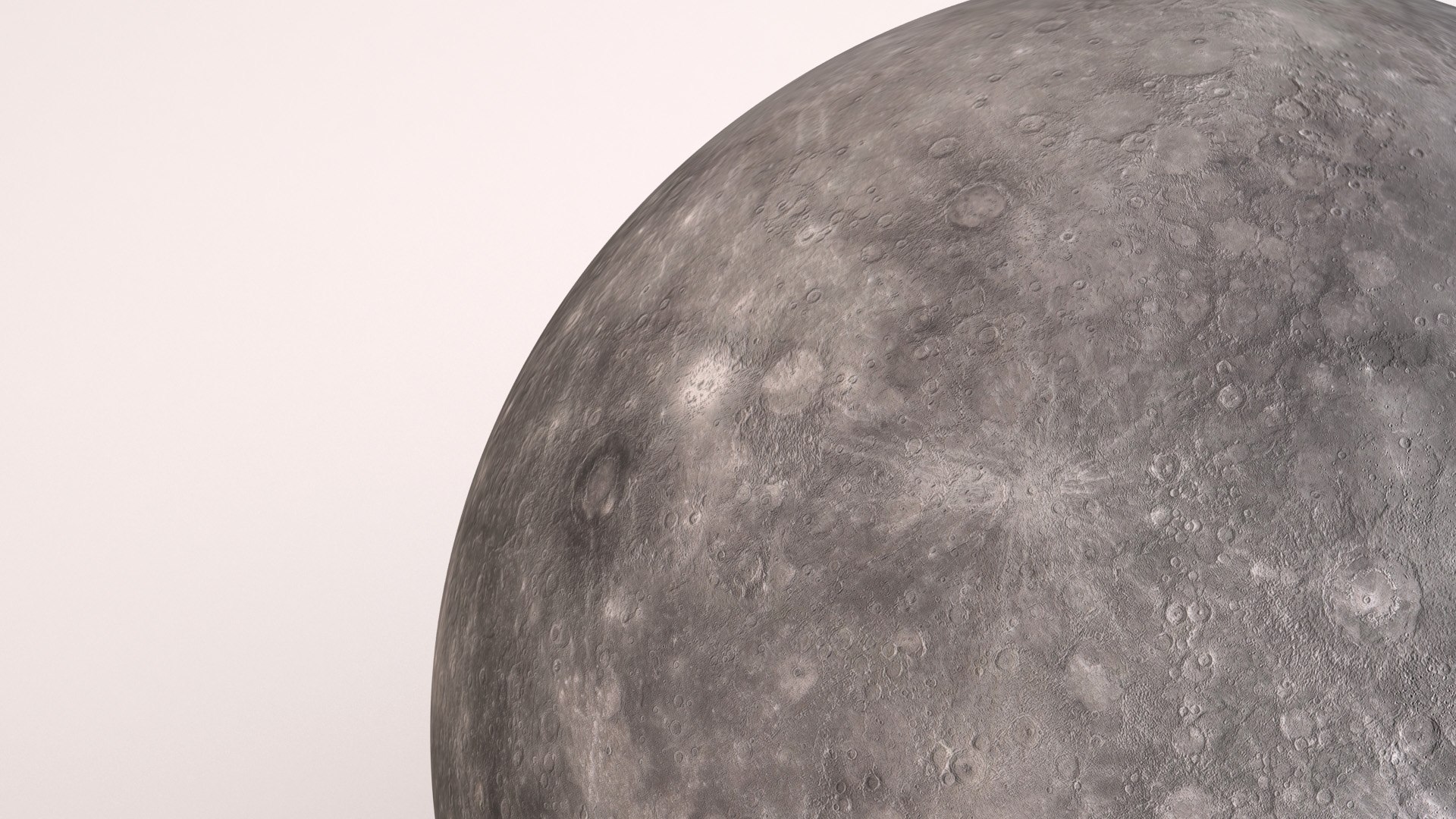 planet mercury 3d model project