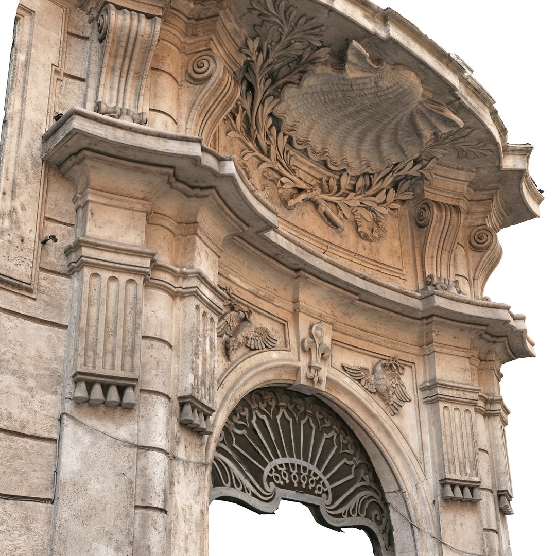 3D Model Ancient Roman Gate - TurboSquid 2304325