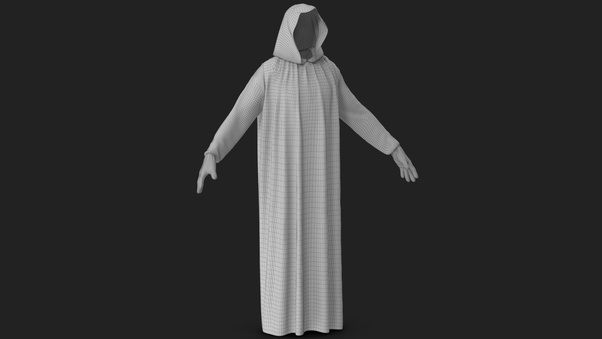 3D model Hooded Costume 8 https://p.turbosquid.com/ts-thumb/GZ/vnOjiR/fz/wireframe_02/jpg/1721548293/1920x1080/fit_q87/8311b54964e29a4fc3cecefd9765dbe84b9f8084/wireframe_02.jpg