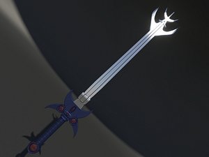 3D voltron sword