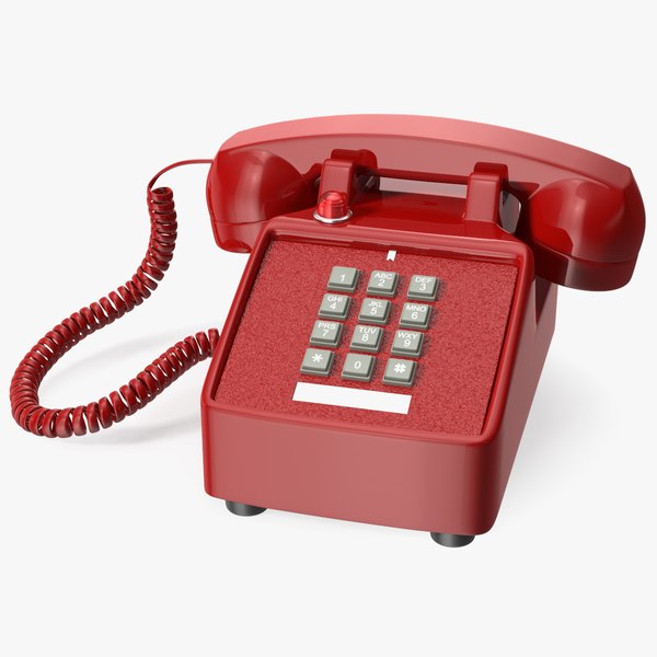 3D Bittel Vintage Retro Telephone