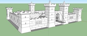 castle 3d model