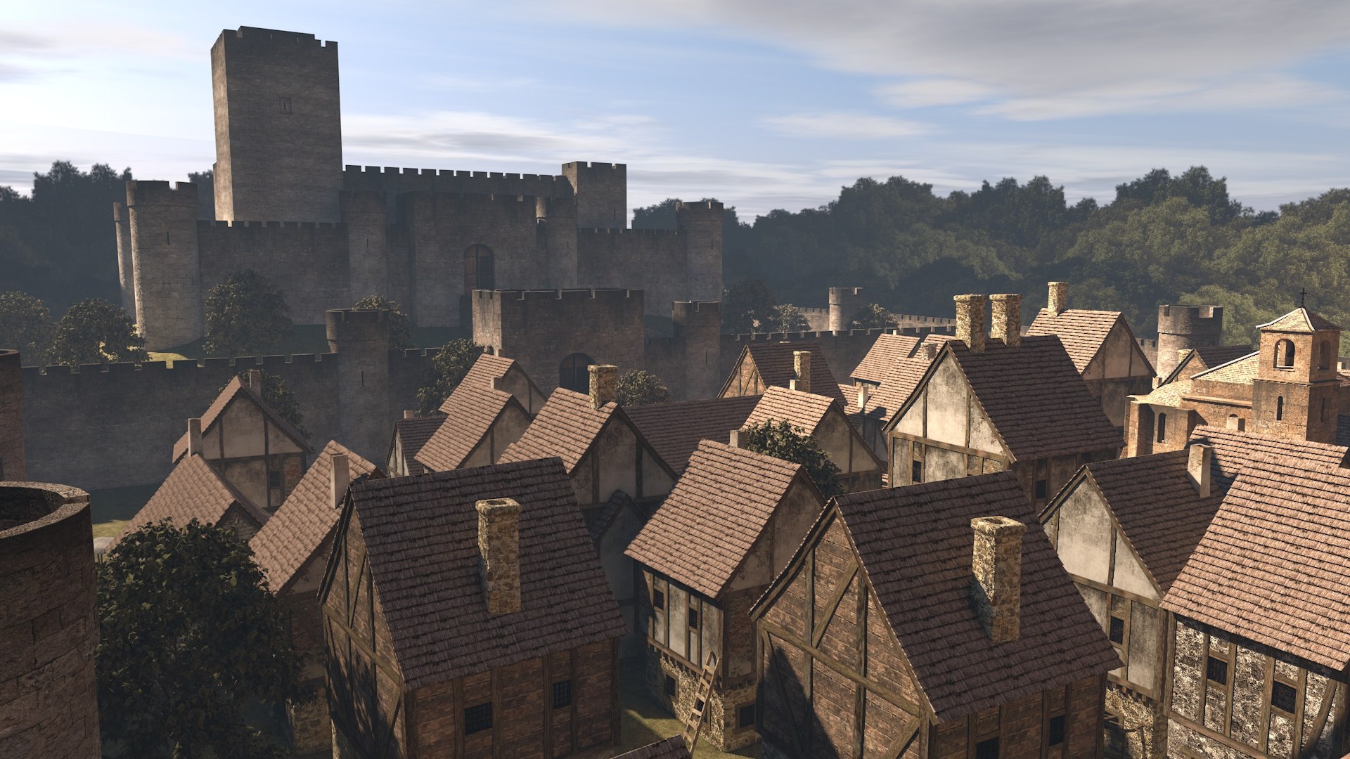 3D Medieval City - TurboSquid 2056138