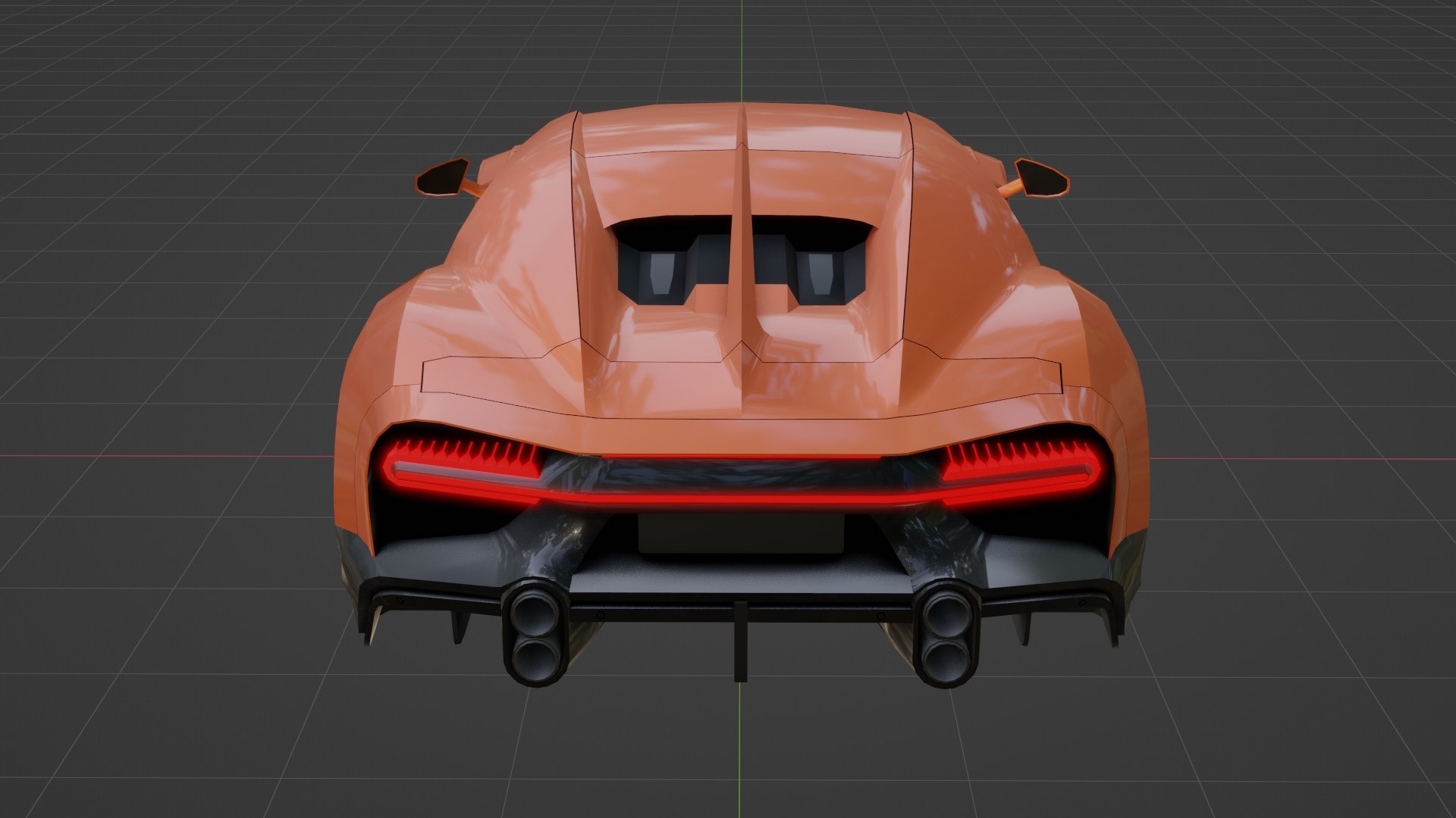 3D Bugatti Chiron Super Sport Lowpoly Model - TurboSquid 2174011