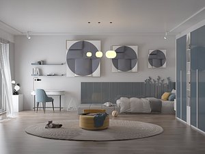 3D children room model