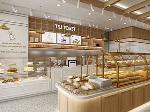 3D Modern Bakery model