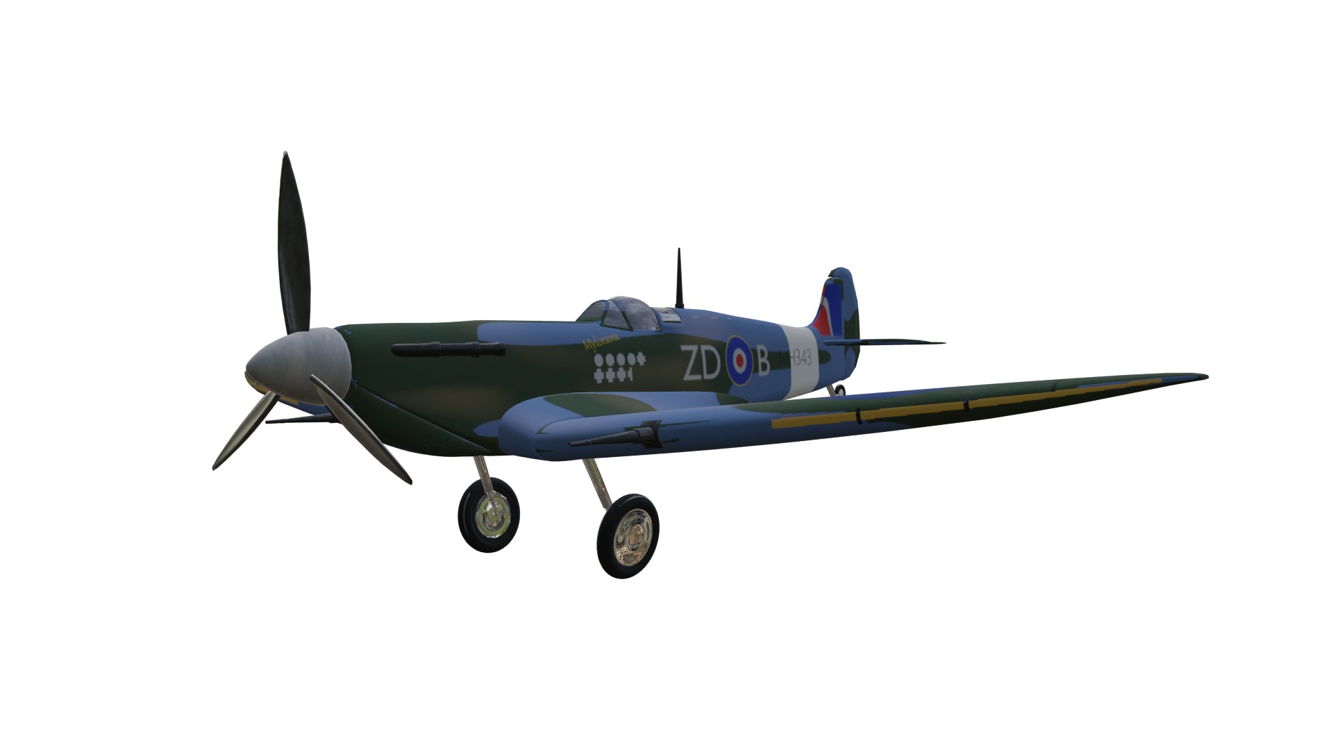 Spitfire MKVB Modelo 3D - TurboSquid 2245248