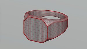 3D Ring blank 4 model