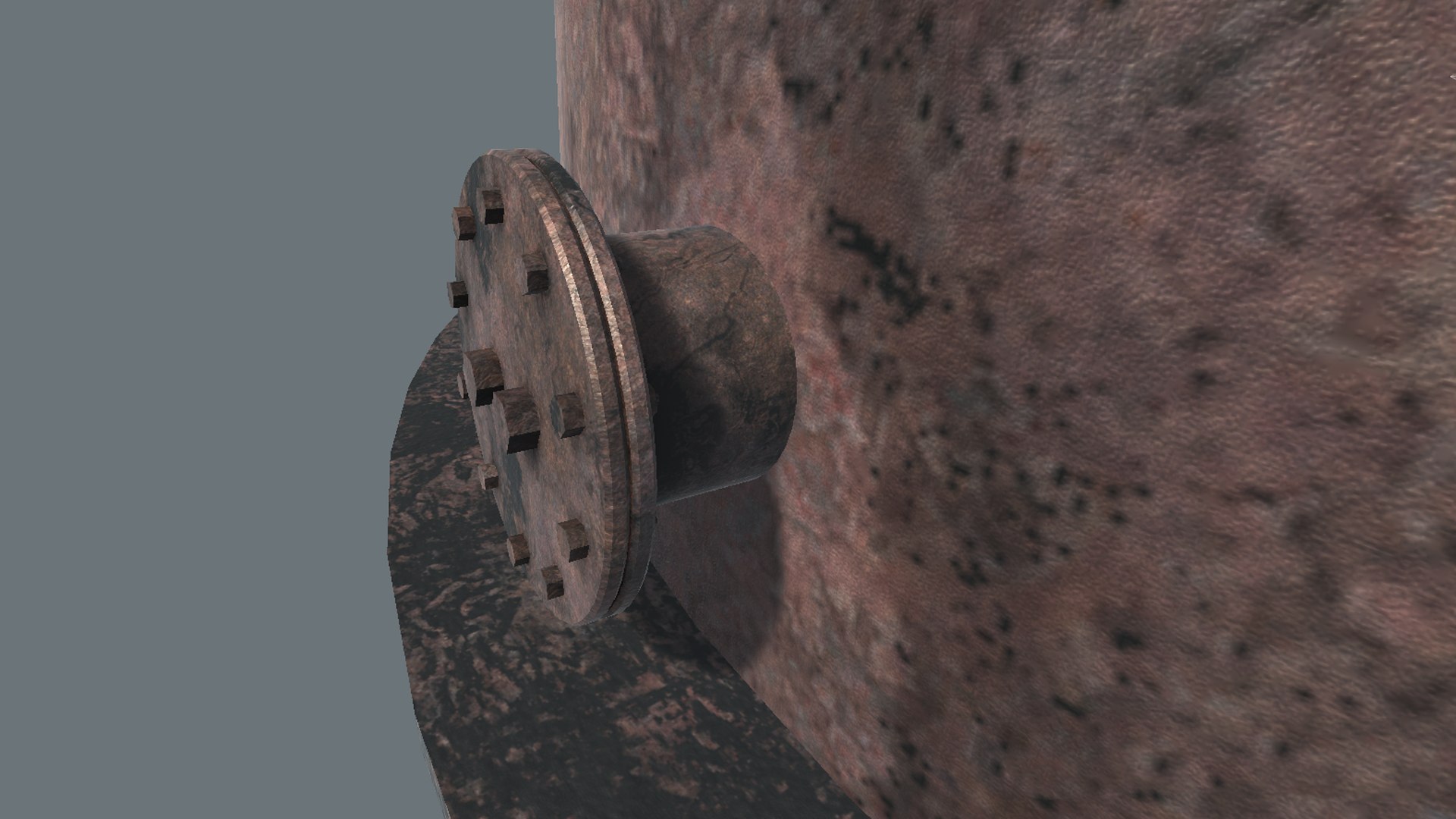 3D Vertical rust tank model - TurboSquid 1728405