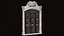 Wooden Door With a Big Concrete Ornament