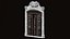 Wooden Door With a Big Concrete Ornament