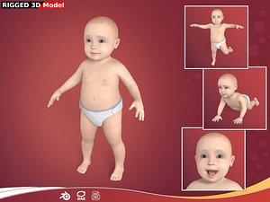 Rigged Baby Model