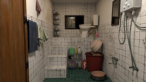 Dingy Bathroom
