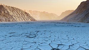 desert planet 3d model