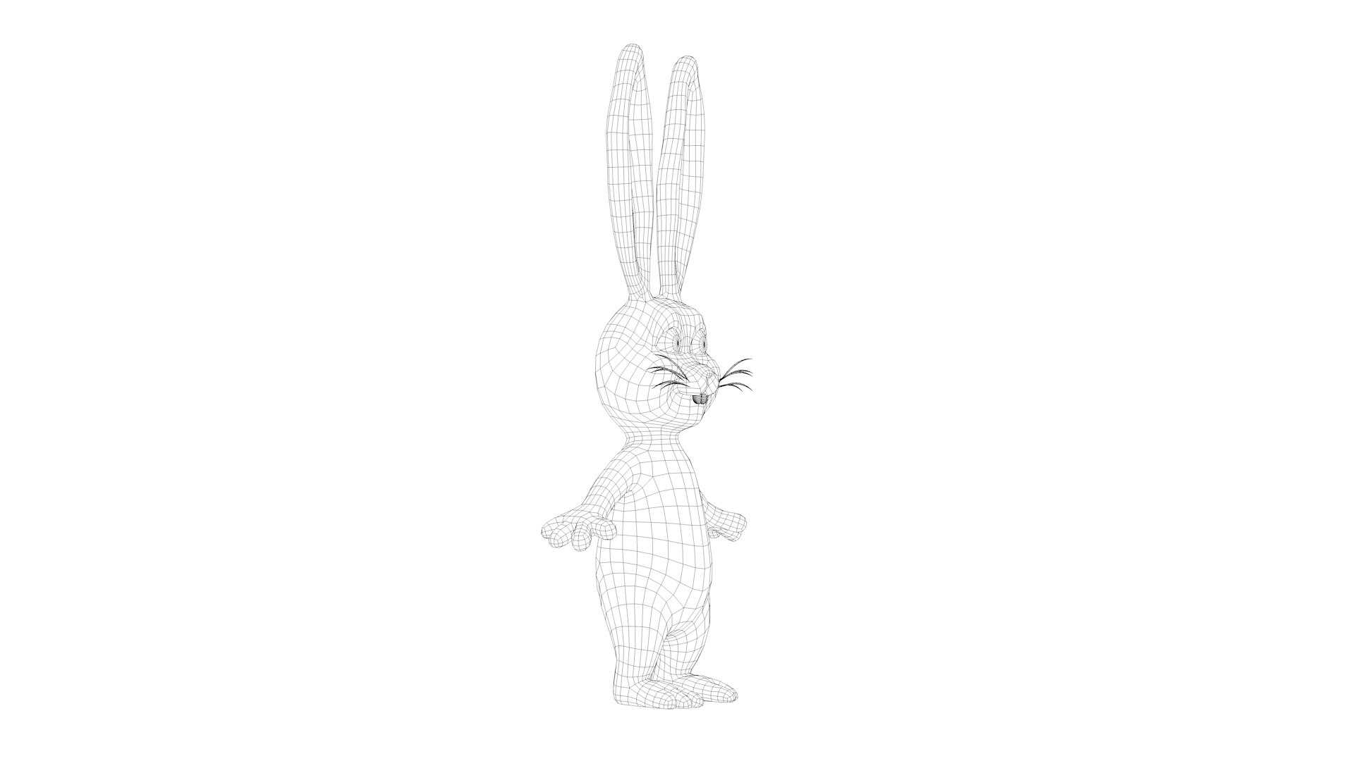 Cartoon Rabbit 3D - TurboSquid 2161611