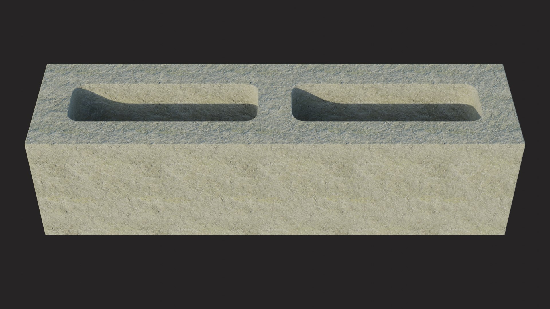 3D 14x4x4 cinder block 1 - TurboSquid 1490849