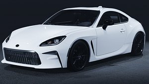 2022 Toyota GR86 3D Model Lightweight Sports Coupe