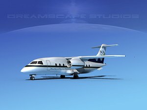 3d model 328jet jet aircraft