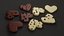 Multiple Shaped Cookies - Vanilla and Chocolate with Choco Chips model